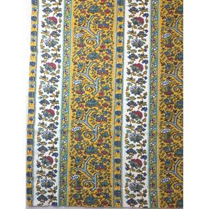 x8 Vintage Williams Sonoma French Country‎ Napkins Yellow Blue Floral India
